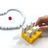10/100Pcs 14MM Square Blank Six Sided Dice Teaching Created Sesources Game Teaching Plastic Cubes White Yellow Red view 3