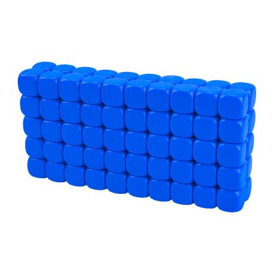 22MM Rounded Blank Six Sided Dice Lianshi Teaching Created Sesources Game Teaching Plastic Cubes Four Colors Choosable