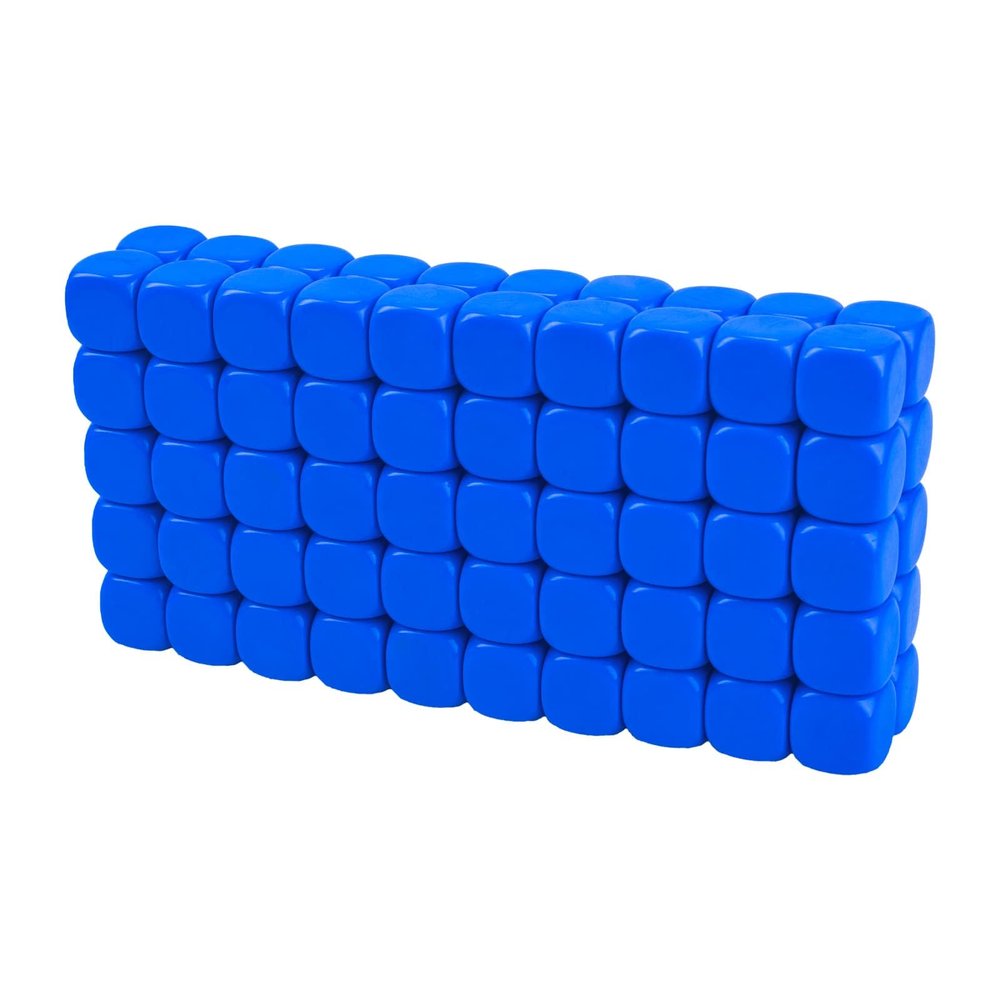 22MM Rounded Blank Six Sided Dice Lianshi Teaching Created Sesources Game Teaching Plastic Cubes Four Colors Choosable