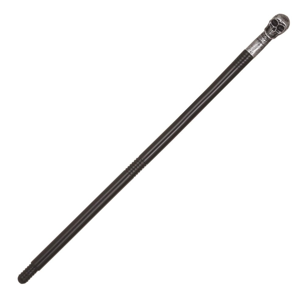 Bristol Novelty BA2151 Skull Cane for Fancy Dress, Mens, One Size