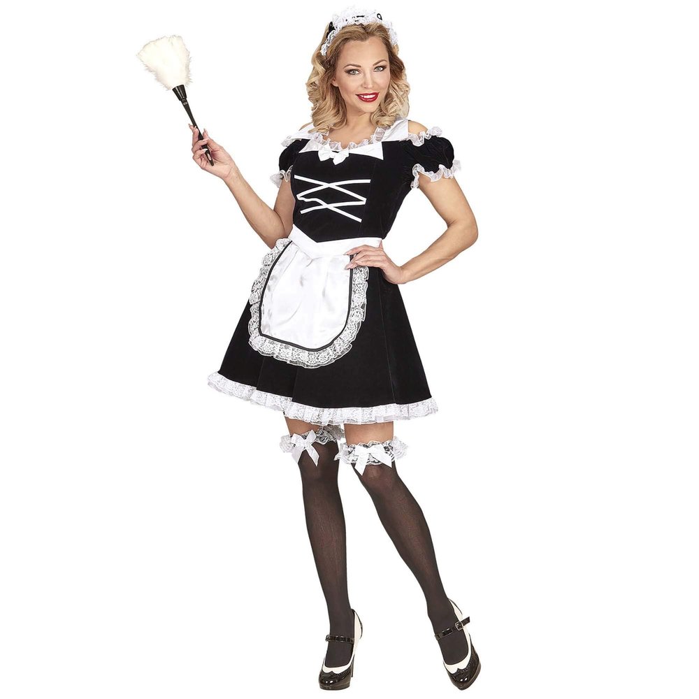 Deluxe French Maid Extra Large for Fancy Dress Costume