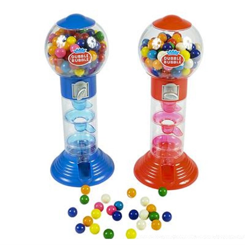 10.5" Spiral Fun Gumball Bank. One piece.