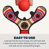 Mighty Fun! - Mischief Maker Wooden Slingshot - Classic Series - Real Wood Slingshot for Kids, 4 Soft Foam Balls and Storage Bag - Ages 4+ (red) view 4