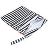 Damero Travel Wet and Dry Bag with Handle for Cloth Diaper, Pumping Parts, Clothes, Swimsuit and More, Easy to Grab and Go (Large, Black Strips) view 3