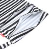 Damero Travel Wet and Dry Bag with Handle for Cloth Diaper, Pumping Parts, Clothes, Swimsuit and More, Easy to Grab and Go (Large, Black Strips) view 4