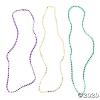 Fun Express Bulk Mardi Gras Bead Necklaces (set of 144 in purple, gold and green) Party and Parade Supplies view 2