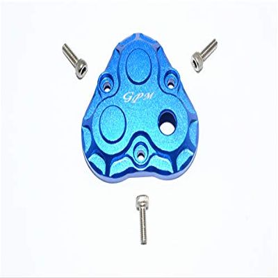 GPM For Traxxas TRX-4 Trail Defender Crawler Upgrade Parts Aluminum Center Transmission Outer Case - 1Pc Set Blue