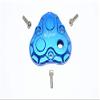 GPM For Traxxas TRX-4 Trail Defender Crawler Upgrade Parts Aluminum Center Transmission Outer Case - 1Pc Set Blue view 1