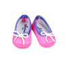 Sophia's 3 Piece Satin Floral Spring Dress, Hairpiece and Shoes for 14.5 Inch Dolls, Pink/Blue view 4