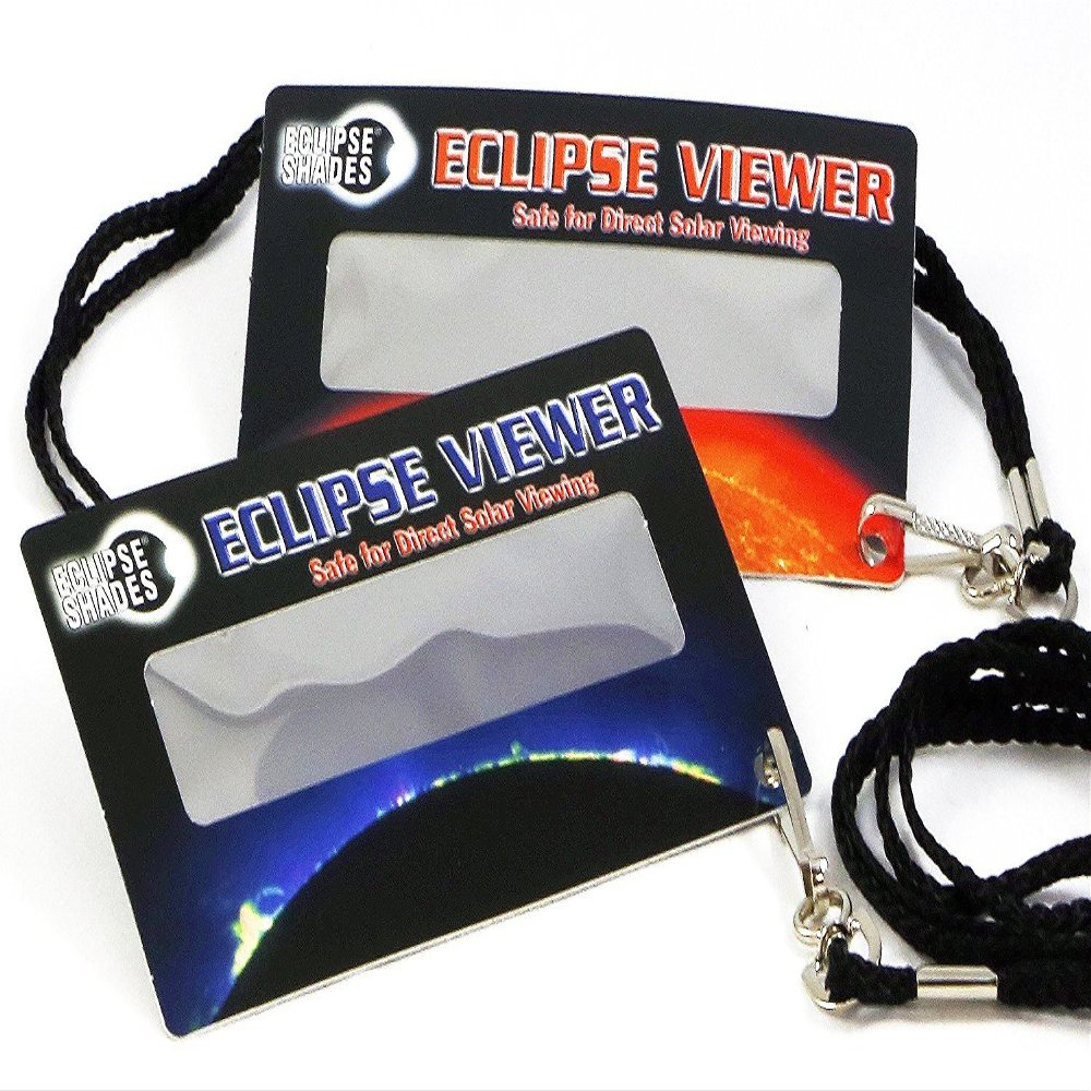 Rainbow Symphony Eclipse Viewers, Replaces Eclipse Glasses, Safe for Direct Sun Viewing, Great for Kids, CE & ISO Certified, Made in USA, 25 Pack with Wearable Lanyard