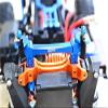 GPM For Traxxas TRX-4 Trail Defender Crawler/TRX-6 Merc-Benz G63 Upgrade Parts Aluminum Front Body Mount & Post - 1 Set Green view 2