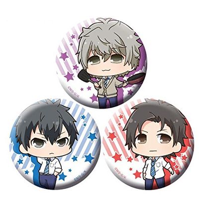 Convenience Store Kareshi Sanagi, Asukami, Sakurakoji Kanachibi Can Badge Set of 3