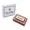 House of Cribbage - 2 Track - Wooden Travel/Pocket Size Cribbage Board - 4 Inch - Inlaid in Bloodwood/Maple Wood with Storage Space for Cribbage Pegs - 60 Points - Non Continuous view 4