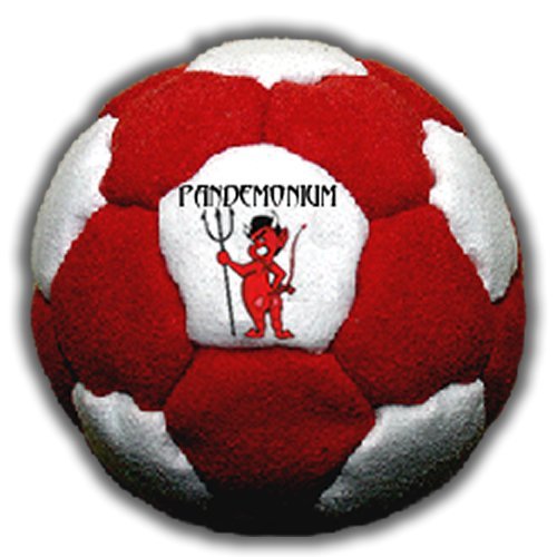 Pandemonium Footbag Inferno 32 Panels Hacky Sack pro Bag pellets & Iron weigthed at 60g