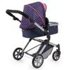 Bayer: Pram Neo City - Blue, Pink - Dolls Up to 20", Shoulder Bag, Convert to Jogger Pushchair, Foldable, Direction Changing, Kids Age 3+ view 2