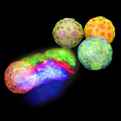 Rhode Island Novelty 3.75 Inch Light-Up Dancing Ball, One Per Order