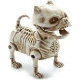 Animated Mini Pup Skeleton / Barking Mini Boneyard Pup with Wagging Tail, Moving Jaw and Light Up Eyes