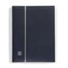 Lighthouse Stockbook Leather, DIN A4, 64 Black Pages, Padded Genuine Leather Cover, Blue view 2