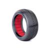 AKA Products INC. 1/8 Buggy Gridiron II SSLW Tire w/Red Insert 2 AKA14013QR RC Tire view 2