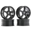 Tamiya Medium-Narrow 5-Spoke Wheel 24mm Offset 0 (4) view 1