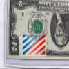 $2 Dollars with postage stamps Hanukkah view 3