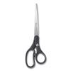 KleenEarth Plastic Handle Scissors, 9" Length, Pointed, Black (ACM15586) view 1