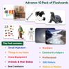 Hungry Brain Advanced Combo Flash Cards for Toddlers & Kids | Educational Learning Set with Animals, Fruits, Objects & More | Improves Vocabulary, Memory & Observation | Home & School Use view 2