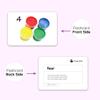 Hungry Brain Advanced Combo Flash Cards for Toddlers & Kids | Educational Learning Set with Animals, Fruits, Objects & More | Improves Vocabulary, Memory & Observation | Home & School Use view 3