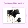 Hungry Brain Advanced Combo Flash Cards for Toddlers & Kids | Educational Learning Set with Animals, Fruits, Objects & More | Improves Vocabulary, Memory & Observation | Home & School Use view 4