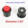 2Pcs 6V 12V Button Start Power Supply Switch Accessory for Kids Electric Cars Cars Children Electric Ride on Toys Replacement Parts view 2