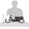 Dantoy Kids Sit & Ride Toy Scooter with Rubber Wheels and Trailer Tow Bar, Made in Denmark  Push Along Police Bike view 4