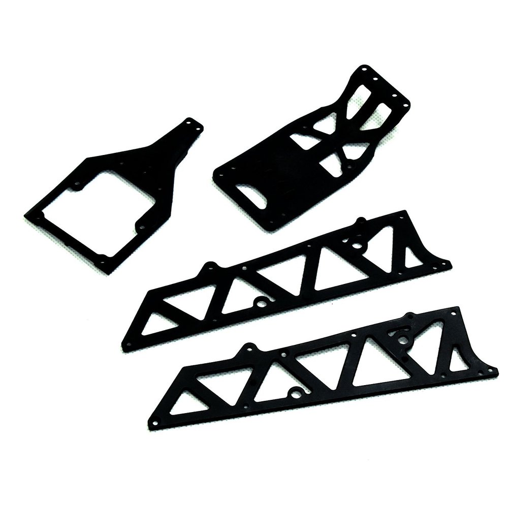 HBX part 12002 Servo Cover +Motor Guard +Chassis Side Plates A