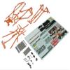 Kyosho Body for Arceau Javelin, Orange view 1