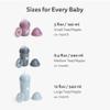 Herobility Double Anti-Colic Silicone Nipples, Baby Bottle Teats, Breast Like Shaped Nipples - Fits Herobility's & Eco Baby Bottles | Pack of 2 (Medium Size) view 2