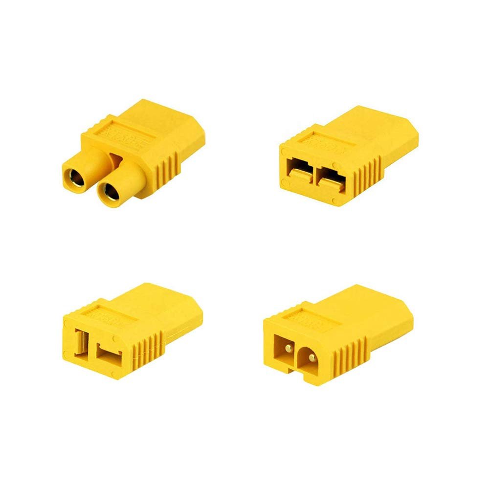 Amass XT60 Male to T/Tracxas/EC3/Big Tamiya Plug Female Adapter Plug 4pcs