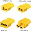 Amass XT60 Male to T/Tracxas/EC3/Big Tamiya Plug Female Adapter Plug 4pcs view 2