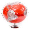 Extra Large Red & Silver Globe of the World 17" view 1