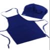 CHEFSKIN Small Children Kids Royal Blue Chef Set Apron & Adjustable Hat Quality Lite (SM (fits 3-8)) view 3
