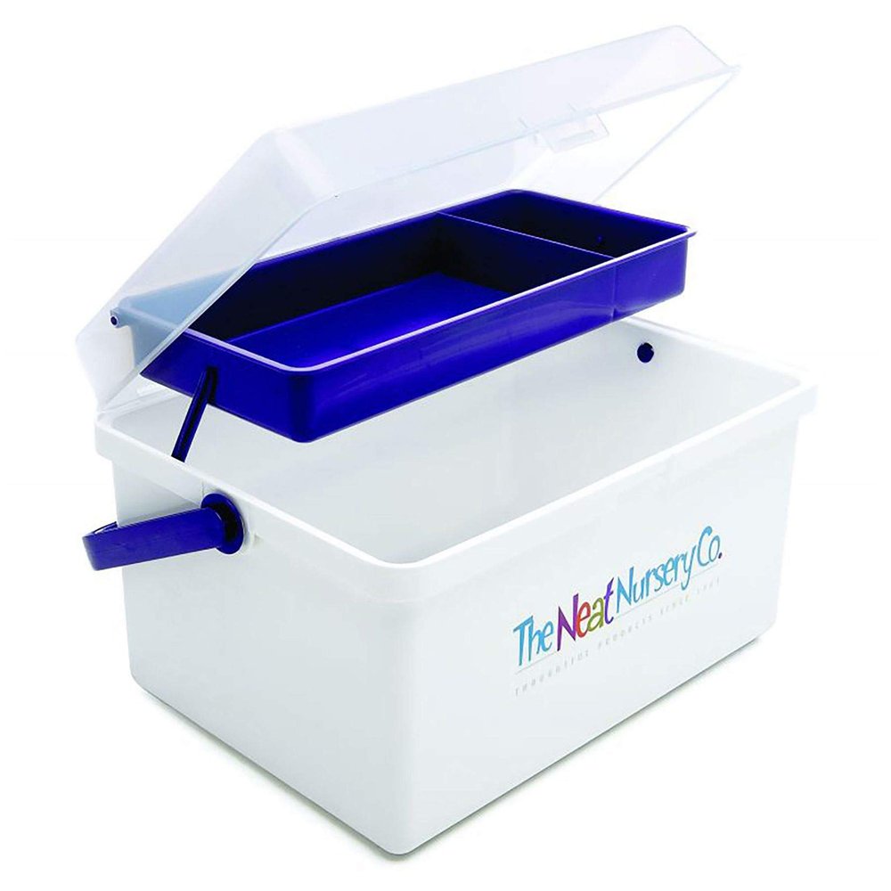 The Neat Nursery Co. Baby Box Organiser (White)