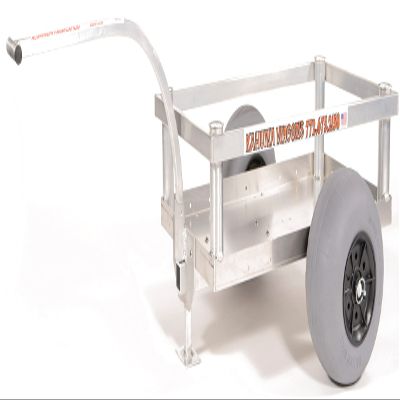 Bimini Beach Wagon-Balloon Beach Tires-Solid Aluminum Bed-Hitch Receiver Included- Made in USA