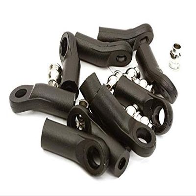 Integy M3 Size Angled 25mm Length Ball Ends Type Tie Rod Ends, w/ 3mm Ball Links