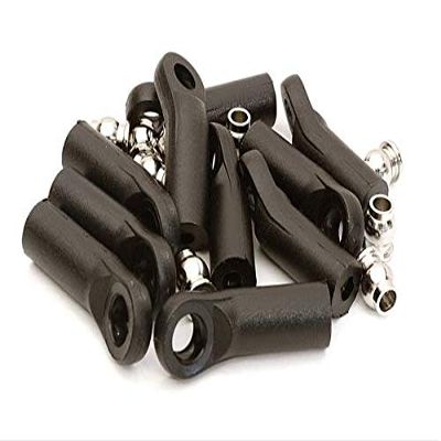 Integy M3 Size Angled 28mm Length Ball Ends Type Tie Rod Ends, w/ 3mm Ball Links