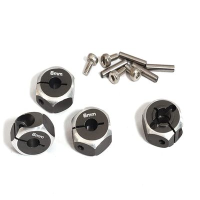 12mm Hex Wheel (4) Hub 6mm Thick for 1/10 Axial, Tamiya, Drift & TC