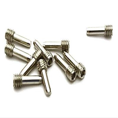 Integy M4 Threaded Stainless Steel Axle Screw Pins, 11mm Length - Pack of 10