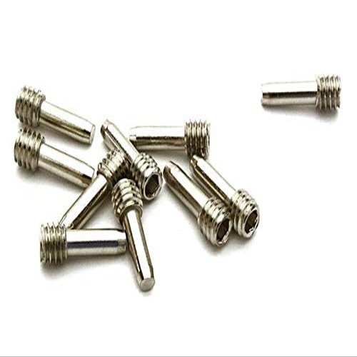 Integy M4 Threaded Stainless Steel Axle Screw Pins, 11mm Length - Pack of 10