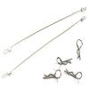 Integy Secured Body Clip (4) with 140mm Retainer Link for 1/10 Off-Road Crawler view 1
