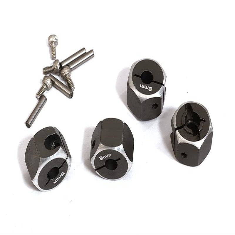 12mm Hex Wheel (4) Hub 9mm Thick for 1/10 Axial, Tamiya, Drift & TC