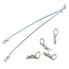 Integy Secured Body Clip (4) with 140mm Retainer Link for 1/10 Off-Road Crawler view 1