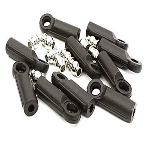 Integy M4 Size Straight 27mm Length Ball Ends Type Tie Rod Ends, w/ 3mm Ball Links