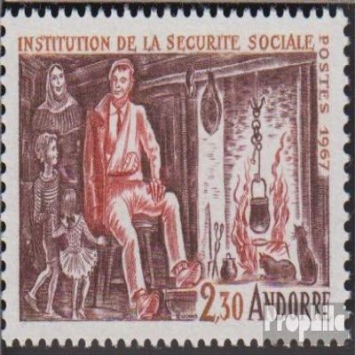 Andorra - French Post 203 (Complete.Issue.) 1967 Social (Stamps for Collectors)